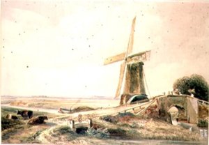 Landscape with Figures on a Bridge over a Stream